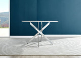 Novara White High Gloss 120cm Round Dining Table & 6 Isco Chairs - novara-white-120-silver-chrome-modern-round-dining-table-6.jpg