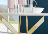 Novara White Gloss Gold Leg Round Dining Table & 4 Pesaro Gold Leg Chairs - novara-white-100-gold-metal-modern-round-dining-table-3.jpg