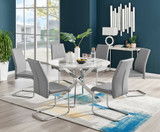 Novara White Marble 120cm Round Dining Table & 6 Lorenzo Chairs - novara-white-marble-120cm-round-table-6-grey-lorenzo-chairs.jpg