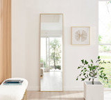 Emma Gold Large Full Length Rectangle Wall Mirror 170x50cm - Emma Rectangel Mirror-Gold-3 (1).jpg