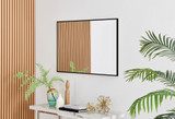 Emma Black Rectangle Wall Mirror 100x66cm - Emma-Rectangle-100-66-Black-Mirror-1.jpg