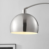 Holden Silver Metal Arc Standing Floor Lamp - Holden-Overhanging-silver-Lamp-5.jpg
