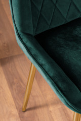 Giovani Round Grey Large 120cm Table and 6 Pesaro Gold Leg Chairs - green-pesaro-velvet-gold-chrome-modern-luxury-dining-chair-7.jpg