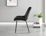 Giovani Round Grey Large 120cm Table and 6 Pesaro Black Leg Chairs - Pesaro-Black-black-dining-chair (5).jpg