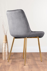 Vogue Round Dining Table and 6 Pesaro Gold Leg Chairs - grey-pesaro-velvet-gold-chrome-modern-luxury-dining-chair-3.jpg