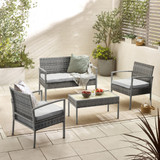 Porto Grey Rattan 4 Seat Garden Sofa & Chairs Set - Porto-2024-Grey-Main-HERO.jpg