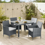 Barbados Garden Dining Set 4 Seat Grey Rattan - Barbados-Grey-Rattan-Outdoor-Set-1-Hero.jpg