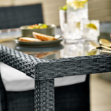 Barbados Garden Dining Set 4 Seat Grey Rattan - Barbados-Grey-Rattan-Outdoor-Set-3-Detail.jpg