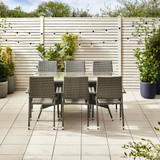 Antigua Grey Rattan 6 Seat Garden Dining Set - Antigua-Outdoor-Dining-Set-Rattan-Grey-6.jpg