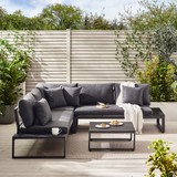 Dubai Grey & Polywood 6 Seat Sofa Set & Grey Cushions - Dubai-Outdoor-Sofa-Set-Metal-Grey-2.jpg