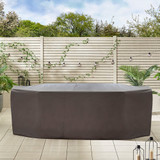 Dubai Grey & Grey Polywood 8 Seat Garden Dining Set - Dubai-Dining-Set-8-Seat-Rattan-Grey-9.jpg