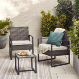 Algarve Grey Rattan 2 Seat Garden Bistro Set - Algarve-Bistro-Rattan-Grey-2.jpg