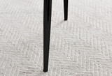 Carson White Marble Effect Square Dining Table & 2 Calla Black Leg Chairs - Calla-black-black-dining-chair-7.jpg