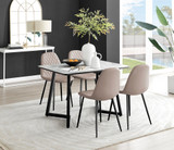 Carson White Marble Effect Dining Table & 4 Corona Black Leg Chairs - carson-4-seat-120cm-rectangle-dining-table-4-beige-leather-corona-black-chairs-set.jpg