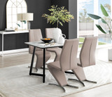 Carson White Marble Effect Dining Table & 4 Willow Chairs - carson-4-seat-120cm-rectangle-dining-table-4-beige-leather-willow-chairs-set.jpg
