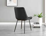 Carson White Marble Effect Dining Table & 4 Pesaro Black Leg Chairs - Pesaro-Black-black-dining-chair (3).jpg