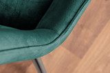 Carson White Marble Effect Dining Table & 6 Pesaro Silver Chairs - green-pesaro-velvet-silver-chrome-modern-luxury-dining-chair-11.jpg