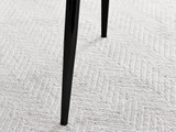 Carson White Marble Effect Dining Table & 6 Calla Black Leg Chairs - Calla-mustard-black-dining-chair-7.jpg