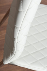 Carson White Marble Effect Dining Table & 4 Milan Chrome Leg Chairs - white-modern-milan-dining-chair-leather-chrome-7.jpg