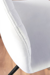 Novara White Gloss Black Leg 120cm Round Dining Table & 6 Corona Black Leg Chairs - white-corona-black-leg-modern-leather-dining-chair-7.jpg