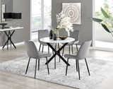 Novara White Gloss Black Leg Round Dining Table & 4 Pesaro Black Leg Chairs - novara-white-100-black-metal-round-dining-table-4-grey-velvet-pesaro-black-chairs-set.jpg