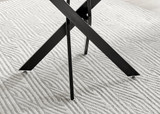 Novara White Marble Black Leg Round Dining Table & 4 Belgravia Black Leg Chairs - novara-marble-100-black-metal-modern-round-dining-table-6.jpg