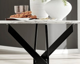 Novara White Marble Black Leg Round Dining Table & 4 Belgravia Black Leg Chairs - novara-marble-100-black-metal-modern-round-dining-table-3.jpg