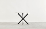 Novara White Marble Black Leg Round Dining Table & 4 Belgravia Black Leg Chairs - novara-marble-100-black-metal-modern-round-dining-table-7.jpg