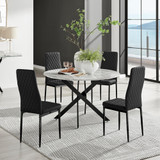 Novara White Marble Black Leg 120cm Round Dining Table & 4 Milan Black Leg Chairs - novara-marble-120-black-metal-round-dining-table-4-black-leather-milan-black-chairs-set-CROP.jpg