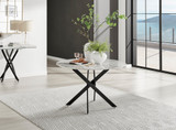 Novara White Marble Black Leg 120cm Round Dining Table & 4 Milan Black Leg Chairs - novara-marble-120-black-metal-modern-round-dining-table-1.jpg