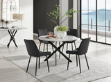 Novara White Marble Black Leg 120cm Round Dining Table & 4 Pesaro Black Leg Chairs - novara-marble-120-black-metal-round-dining-table-4-black-velvet-pesaro-black-chairs-set.jpg