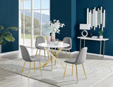 Novara White Gloss Gold Leg Round Dining Table & 4 Corona Gold Leg Chairs - novara-white-100-gold-metal-round-dining-table-4-grey-leather-corona-gold-chairs-set.jpg