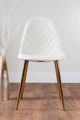 Novara White Gloss Gold Leg Round Dining Table & 4 Corona Gold Leg Chairs - white-corona-gold-leg-modern-leather-dining-chair-2_2_1.jpg