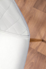 Novara White Gloss Gold Leg Round Dining Table & 4 Corona Gold Leg Chairs - white-corona-gold-leg-modern-leather-dining-chair-5_20.jpg