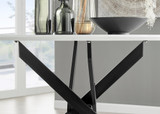 Novara White Gloss Black Leg 120cm Round Dining Table & 6 Milan Black Leg Chairs - novara-white-120-black-metal-modern-round-dining-table-4.jpg