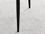 Imperia High Gloss White Dining Table & 4 Calla Black Leg Chairs - Calla-green-black-dining-chair-7.jpg