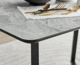 Carson Rectangular White Marble Effect and Black Metal 4 Seater Dining Table - carson-4-seat-120cm-modern-rectangle-dining-table-3.jpg