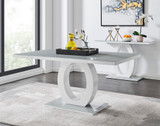 Giovani 6 Grey Dining Table & 6 Gold Leg Milan Chairs - giovani-grey-high-gloss-modern-rectangle-dining-table-1_2_56.jpg