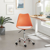 Oslo Orange and White Faux Leather Office Chair - Oslo Chair orange-2.jpg