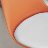 Oslo Orange and White Faux Leather Office Chair - Oslo Chair orange-5.jpg