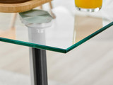 Seattle Square Glass and Black Metal 2-4 Seater Dining Table - Seattle-square-glass-black-leg-table-15.jpg