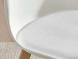 Seattle Glass and Black Leg Square Dining Table & 4 Stockholm Wooden Leg Chairs - Stockholm- dining-Chairs -white-6.jpg