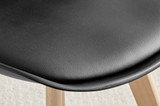 Malmo Glass and Black Wooden Leg Dining Table & 4 Stockholm Wooden Leg Chairs - Stockholm- dining-Chairs -black-7.jpg