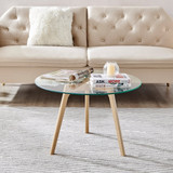 Malmo Coffee Table Round Glass and Wood Legs - Malmo-wood-round-coffee-table-1.jpg
