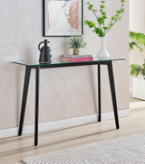 Malmo Console Table Rectangle Glass and Black Legs - Malmo-black-console-table-2.jpg