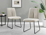 Imperia High Gloss White Dining Table & 6 Halle Chairs - beige-2-halle-taupe-fabric-black-leg-dining-chair.jpg