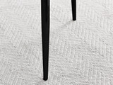 Novara White Gloss Black Leg Round Dining Table & 4 Calla Black Leg Chairs - Calla-green-black-dining-chair-7.jpg