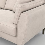 Ida 3 Seater Oatmeal Grey-Beige Recycled Velvet Sofa - Ida_3STR_Babyface_Champagne_Alt06 v2.jpg