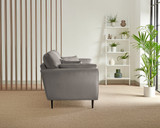 Ida Grey Recycled Velvet 3 Seater Sofa - Alpha Furniture Box March 2023_27948 BABYFACE Grey.jpg