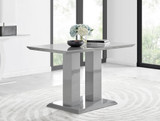 Grey Imperia 4 Table & 4 Velvet Belgravia Chairs - imperia-4-grey-high-gloss-modern-rectangle-dining-table-2.jpg